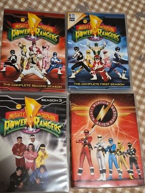 Mighty Morphin Power Rangers DVD Set - Colorful Team Covers